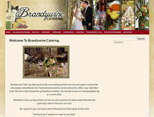 Tablet Screenshot of brandywinecatering.com